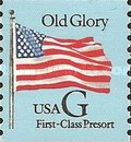 [Flag - Old Glory - First-Class Presort (25 cents), type CJV]