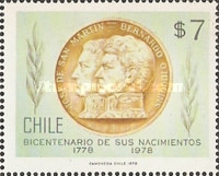 [The 200th Anniversary of the Birth of Bernardo O'Higgins, type XX]