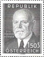 [Memorial Stamp for Theodor Körner, type UR]