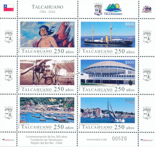 [The 250th Anniversary of the City of Talcahuano, type ]
