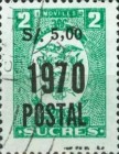 [Revenue Stamps - Overprinted "1970 POSTAL" and Surcharged, type BBZ17]