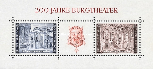 [The 200th Anniversary of the Burgtheater, type ]