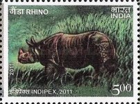 [International Stamp Exhibition INDIPEX 2011, New Delhi - Personalized Stamps, Animals, type FM1]