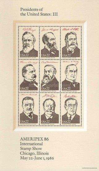 [International Stamp Exhibition "AMERIPEX 86" - Presidents of the United States, type ]