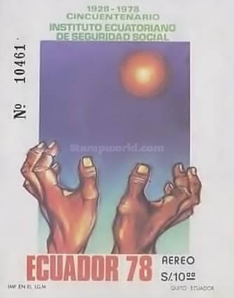 [Airmail - The 50th Anniversary of the Social Security Institute, type XMF]