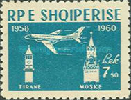 [The 2nd Anniversary of the Jet Airline Tirana-Moscow, type IB1]