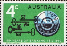 [The 150th Anniversary of The Bank of Australia, Bank of New South Wales, type IO]