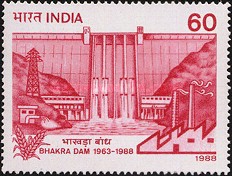 [The 25th Anniversary of Dedication of Bhakra Dam, type AMB]