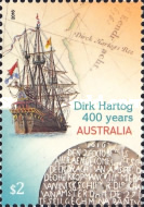 [The 400th Anniversary of the Landing of Dirk Hartog, 1580-1621, type EIF]