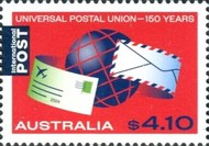 [The 150th Anniversary of the UPU - Universal Postal Union, type FJB]
