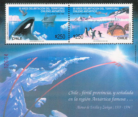 [The 50th Anniversary of Chilean Antarctic Territory, type ]