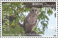 [Birds of the World - Owls - White Frame, type AAL]