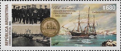 [The 120th Anniversary of the Rescue of Swedish Antarctic Expedition, type EHH]