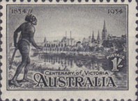 [The 100th Anniversary of the Colonization of Victoria, type Q4]