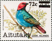 [Birds - Stamps of 1983 Surcharged, type JE1]