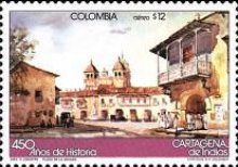 [Airmail - The 450th Anniversary of Cartagena, type AYV]