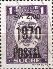 [Revenue Stamps - Overprinted "1970 POSTAL" and Surcharged, type BBZ6]