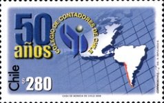 [The 50th Anniversary of the College of Contadores de Chile, type BYN]
