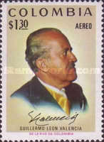 [Airmail - President Guillermo Leon Valencia Commemoration, 1909-1971, type AKG]