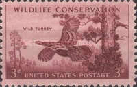 [Wildlife Conservation - Wild turkey, Pronghorn Antelope & King Salmon, type UI]