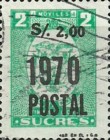 [Revenue Stamps - Overprinted "1970 POSTAL" and Surcharged, type BBZ15]