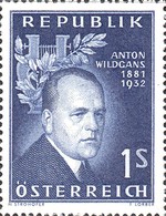 [The 25th Anniversary of the Death of Anton Wildgans, type UT]