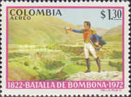 [Airmail - The 150th Anniversary of Battle of Bombona, type AKY]