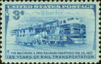 [The 125th Anniversary of Baltimore & Ohio Railroad Charter, type RS]