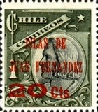 [Various Stamps Overprinted "ISLAS DE JUAN FERNANDEZ" and Surcharged, type U]