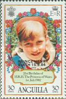 [Number 483-488 Overprinted "PRINCE HENRY BIRTH 15.9.`84", type RY2]