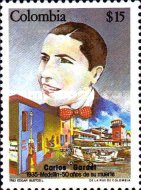 [The 50th Anniversary of the Death of Carlos Gardel, 1890-1935, type AZT]