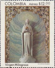 [Airmail - The 150th Anniversary of Apparition of Holy Virgin to Sister Catalina Labouri Gontard in Paris, type ASA]