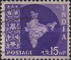 [Map of India, type DJ8]