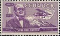 [Airmail - The 100th Anniversary of the Birth of Jose Abel Castillo, Pioneer Aviator, 1854-1941, type ADT]