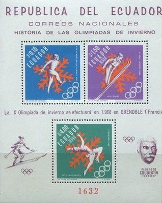 [Airmail - Winter Olympic Games - Grenoble, France, type ]