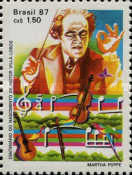 [The 100th Anniversary of the Birth of Heitor Villa-Lobos, 1887-1958, type CEP]