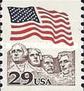 [Flag Over Mount Rushmore, type BUX]