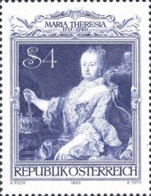 [The 200th Anniversary of the Death of Empress Maria Theresa, type ASJ]