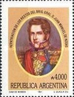 [Return of Remains of the Brigadier General Juan Manuel de Rosas, type BQI]