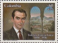 [Airmail - The 50th Anniversary of the Death of Federico Garcia Lorca, 1898-1936, type BBE]