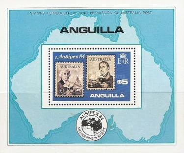 [International Philatelic Exhibition AUSIPEX '84 - Melbourne - Stamps on Stamps, type ]