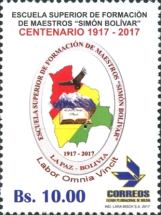 [The 100th Anniversary of the Simon Bolivar Spanish School Teachers, type BVV]