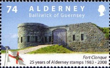 [The 25th Anniversary of the First Alderney Stamp, type LY]