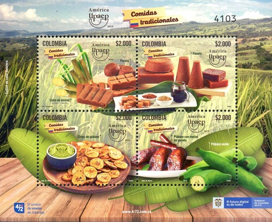 [America UPAEP Issue - Traditional Foods, type ]