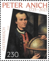[The 300th Anniversary of the Birth of Peter Anich, 1723-1766, type DZP]