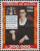 [THe 200th Anniversary of the Birth of Vicenta Juaristi Eguino, Independence Heroine, type ACB]