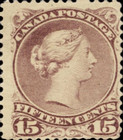 [Queen Victoria - Size: 20 x 24mm, type H1]