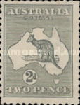[Definitive Issues - Kangaroo and Map, type A2]