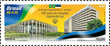 [The 100th Anniversary of Diplomatic Relations with Estonia - Joint Issue with Estonia, type FRS]