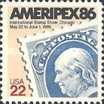 [International Stamp Exhibition "AMERIPEX '86", type BGX]